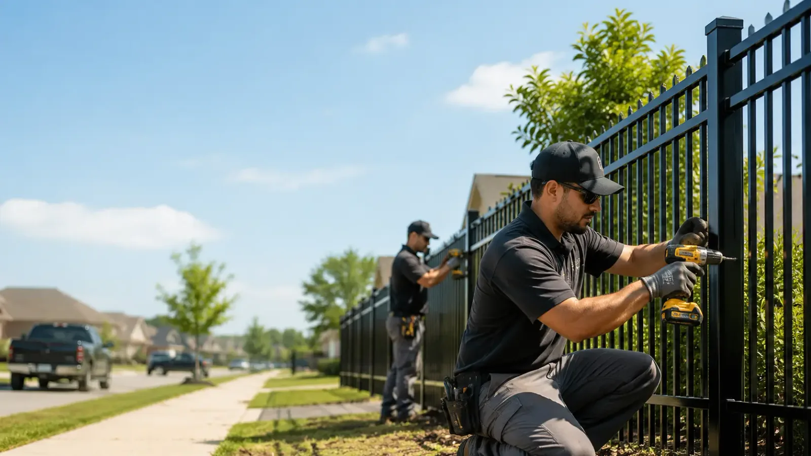 Metal Fence Installation in Franklin, GA